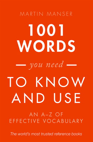 Cover art for 1001 Words You Need To Know and Use