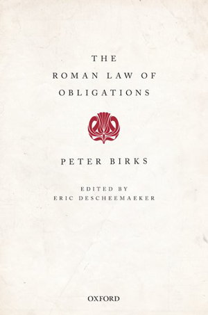 Cover art for The Roman Law of Obligations