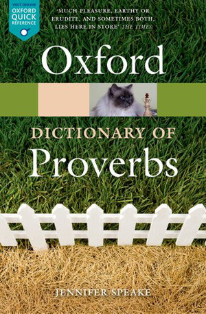 Cover art for The Oxford Dictionary of Proverbs