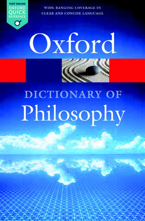 Cover art for The Oxford Dictionary of Philosophy
