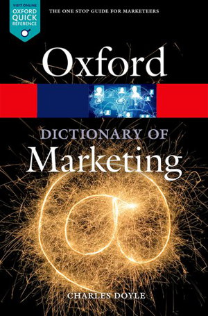 Cover art for A Dictionary of Marketing