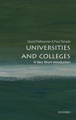 Cover art for Universities and Colleges: A Very Short Introduction