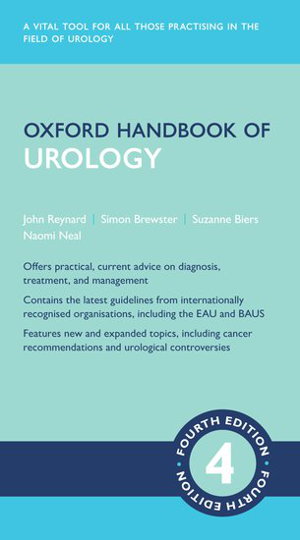 Cover art for Oxford Handbook of Urology