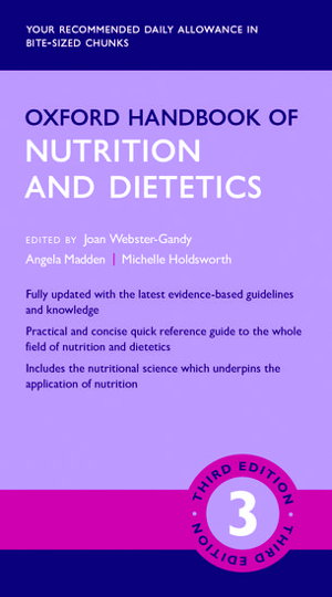 Cover art for Oxford Handbook of Nutrition and Dietetics