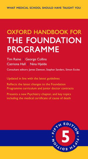 Cover art for Oxford Handbook for the Foundation Programme