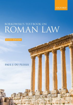 Cover art for Borkowski's Textbook on Roman Law