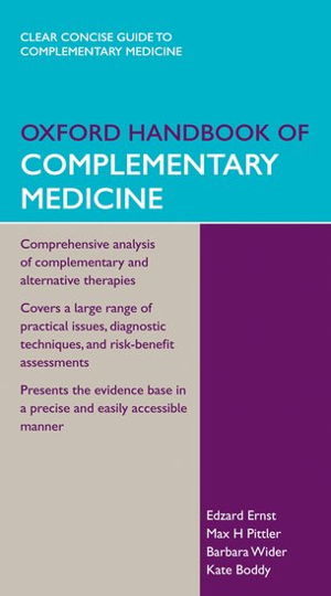 Cover art for The Oxford Handbook of Complementary Medicine