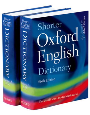 Cover art for Shorter Oxford English Dictionary