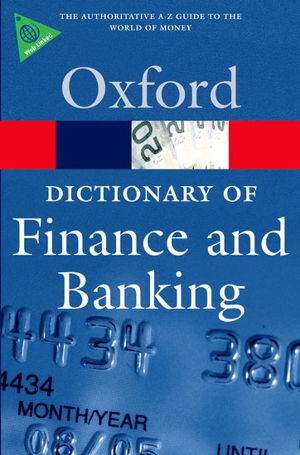 Cover art for A Dictionary of Finance and Banking