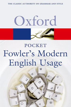 Cover art for Oxford Pocket Fowler's Modern English Usage