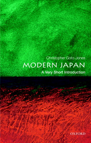 Cover art for Modern Japan: A Very Short Introduction