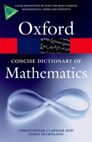 Cover art for The Concise Oxford Dictionary of Mathematics
