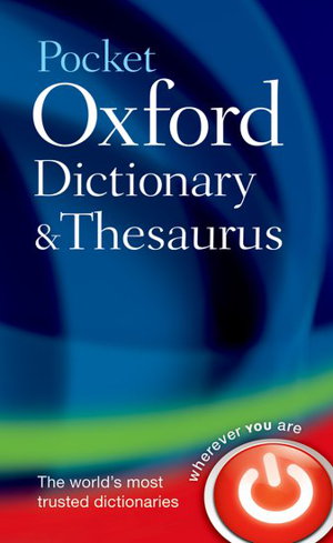 Cover art for Pocket Oxford Dictionary and Thesaurus