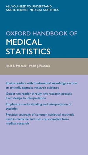 Cover art for Oxford Handbook of Medical Statistics