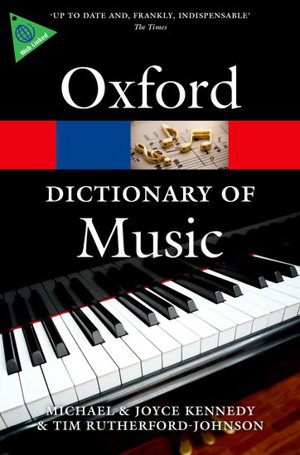 Cover art for Oxford Dictionary of Music