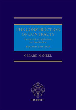 Cover art for The Construction of Contracts