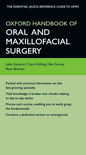Cover art for Oxford Handbook of Oral and Maxillofacial Surgery