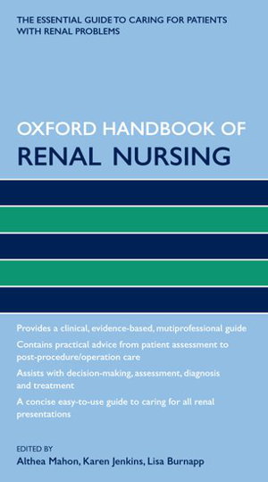 Cover art for Oxford Handbook of Renal Nursing