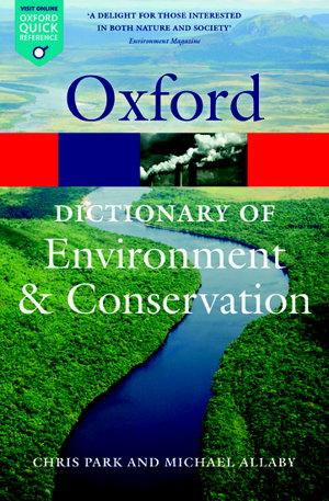 Cover art for A Dictionary of Environment and Conservation