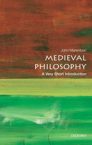 Cover art for Medieval Philosophy A Very Short Introduction