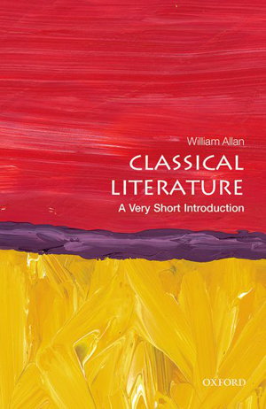Cover art for Classical Literature: A Very Short Introduction