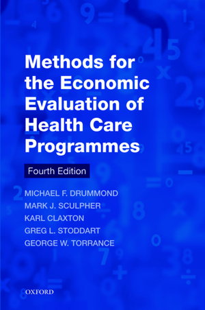 Cover art for Methods for the Economic Evaluation of Health Care Programmes