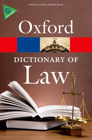 Cover art for A Dictionary of Law