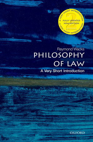 Cover art for Philosophy of Law A Very Short Introduction