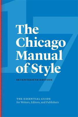 Cover art for Chicago Manual of Style