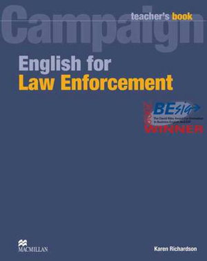 Cover art for English for Law Enforcement Teacher's Book