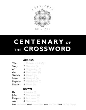 Cover art for Centenary of the Crossword