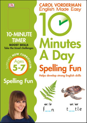 Cover art for 10 Minutes a Day Spelling Fun Ages 5-7 Key Stage 1