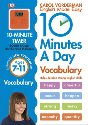 Cover art for 10 Minutes a Day Vocabulary Ages 7-11 Key Stage 2