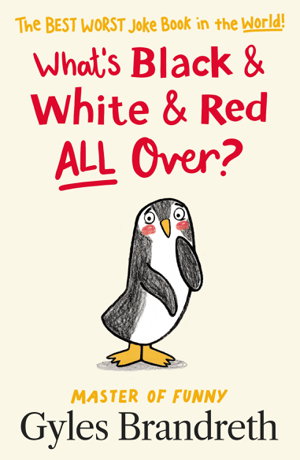 Cover art for What's Black and White and Red All Over?