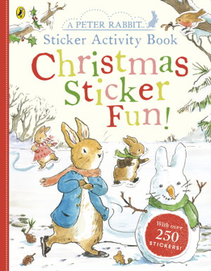 Cover art for Peter Rabbit Christmas Fun Sticker Activity Book