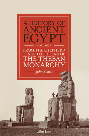Cover art for A History of Ancient Egypt, Volume 3