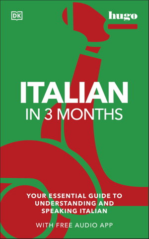 Cover art for Italian In 3 Months with Audio App Hugo