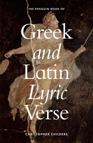 Cover art for Penguin Book Of Greek And Latin Lyric Verse