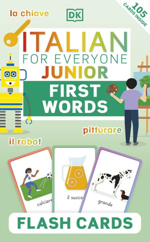 Cover art for Italian for Everyone Junior First Words Flash Cards