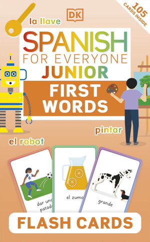 Cover art for Spanish for Everyone Junior First Words Flash Cards