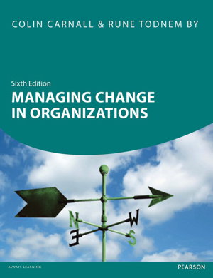 Cover art for Managing Change in Organizations 6th edn
