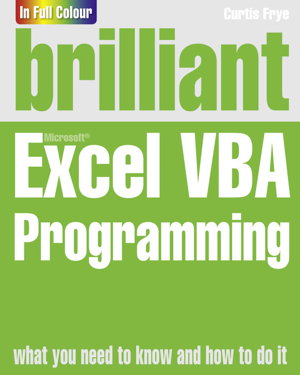 Cover art for Brilliant Excel VBA Programming