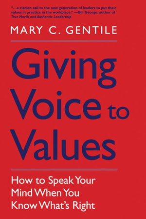 Cover art for Giving Voice to Values