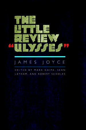 Cover art for The Little Review "Ulysses"