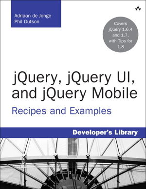 Cover art for JQuery, JQuery UI, and JQuery Mobile