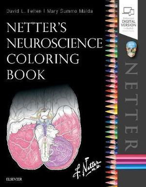 Cover art for Netter's Neuroscience Coloring Book