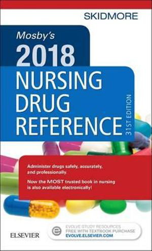 Cover art for Mosby's 2018 Nursing Drug Reference