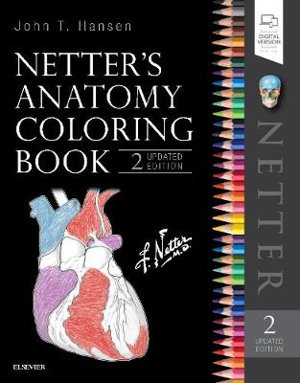 Cover art for Netter's Anatomy Coloring Book Updated Edition