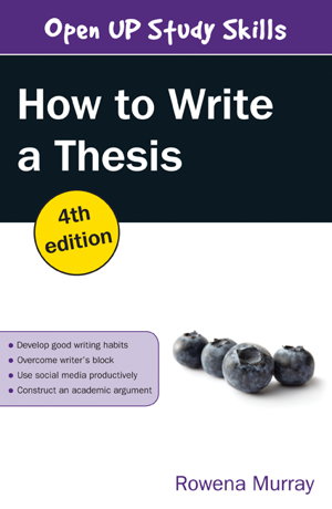 Cover art for How to Write a Thesis