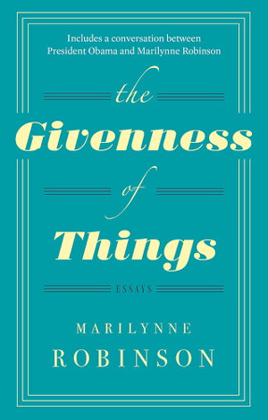 Cover art for The Givenness Of Things